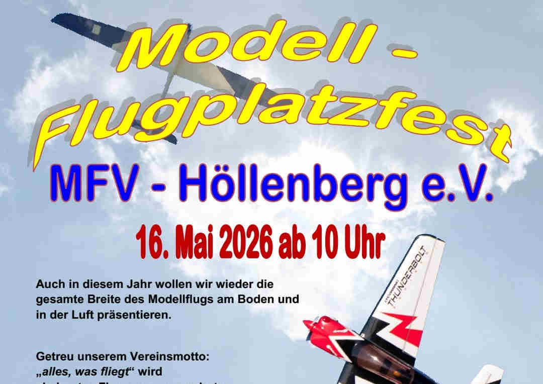 Modellflugplatzfest MFV Höllenberg
